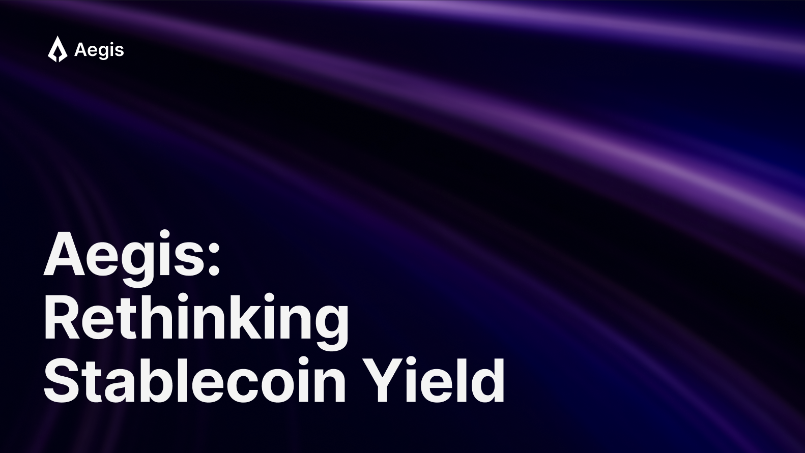 Aegis: Rethinking Stablecoin Yield